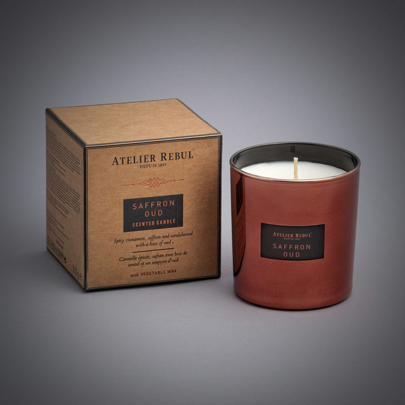 SCENTED CANDLE SAFFRON OUD 210 G