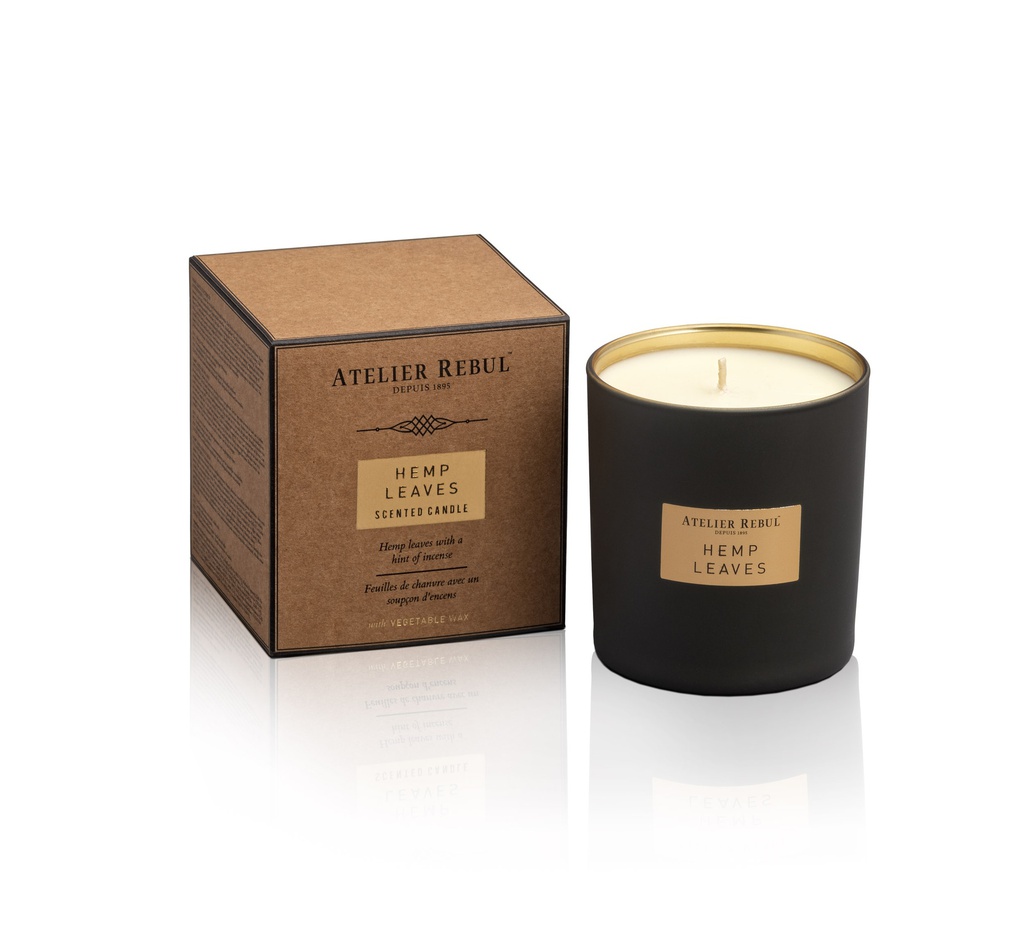 SCENTED CANDLE HEMP LEAVES 210 G