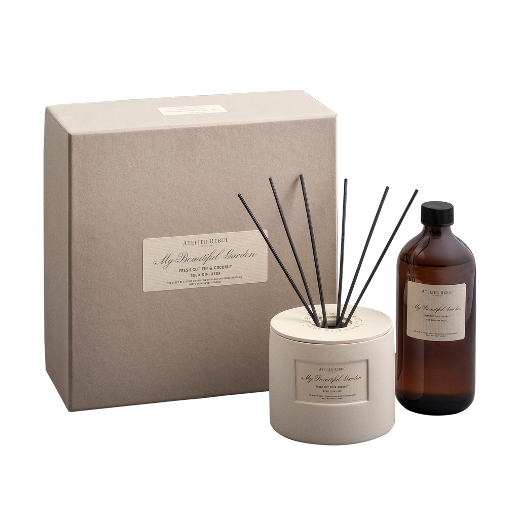 REED DIFFUSER MBG FRESH CUT FIG &amp; COCONUT SET 450 ML