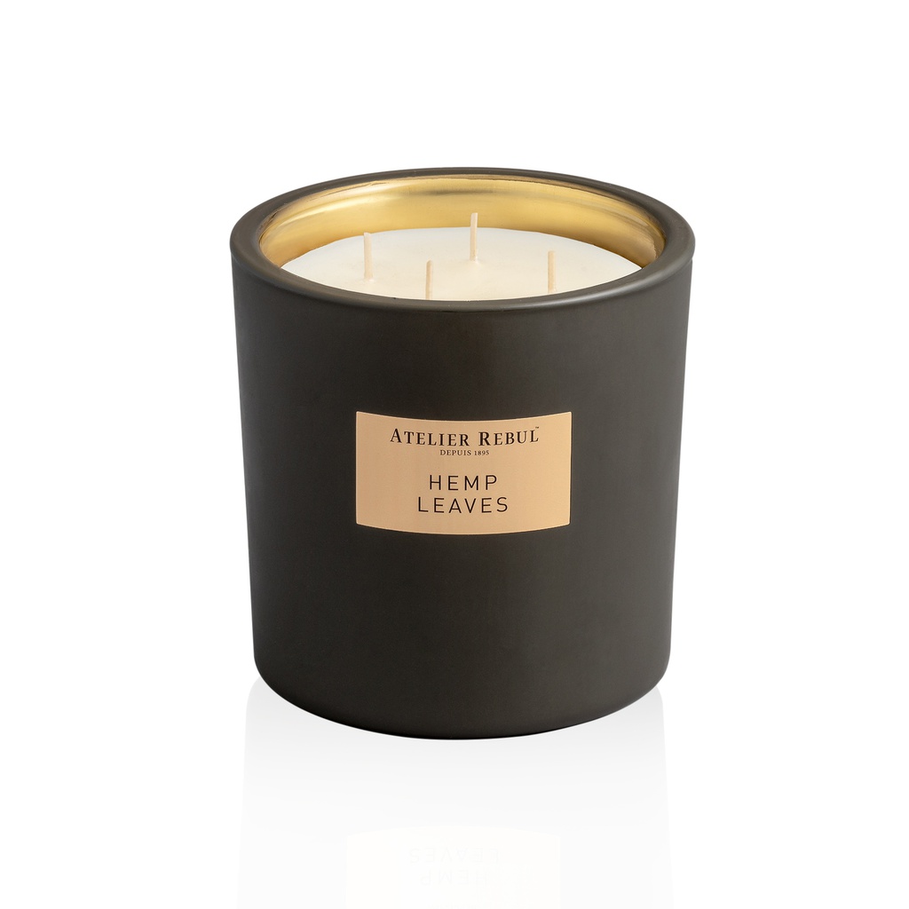 SCENTED CANDLE HEMP LEAVES XL 950 G